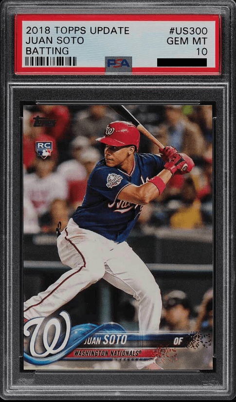 2018 Topps Update Juan Soto Batting #US300 PSA 10