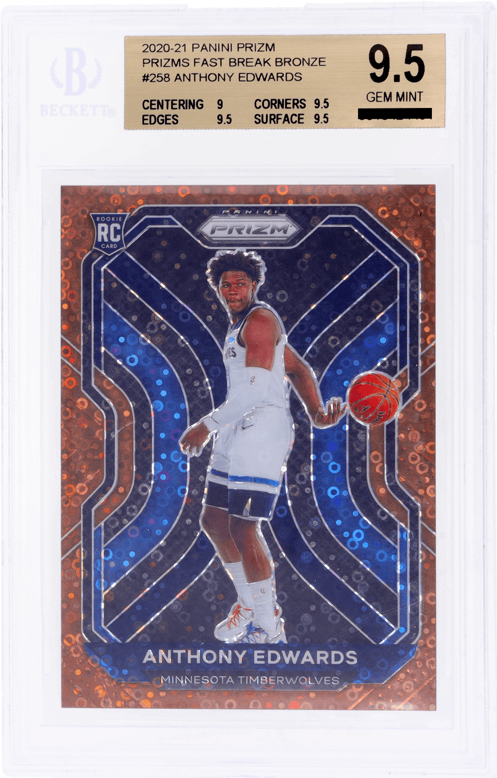 Anthony Edwards [Fast Break Bronze /20]