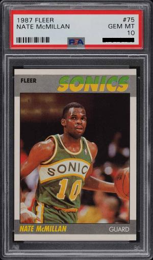 Nate McMillan (1987 Fleer)