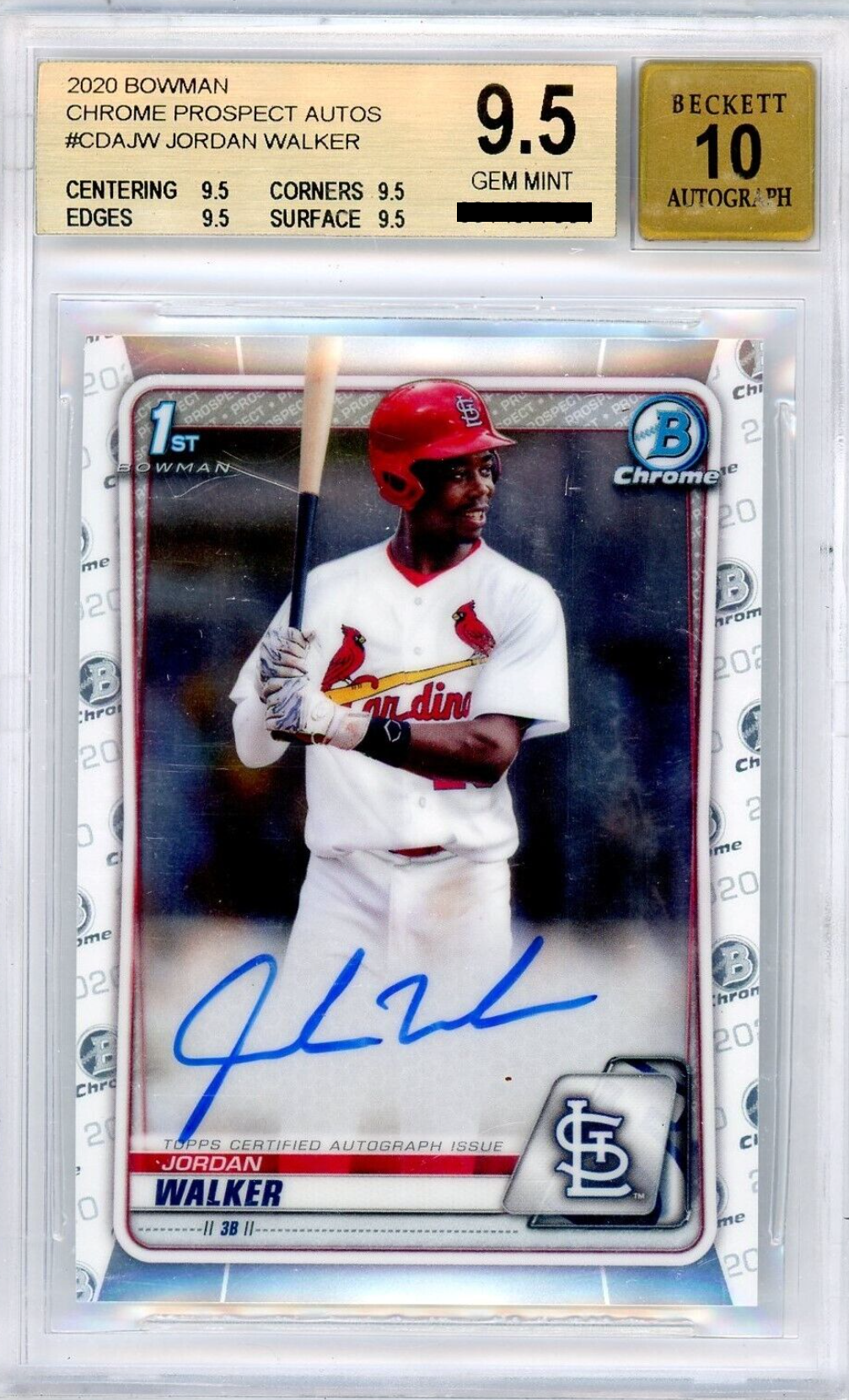 Jordan Walker [Chrome Draft Picks Autographs]