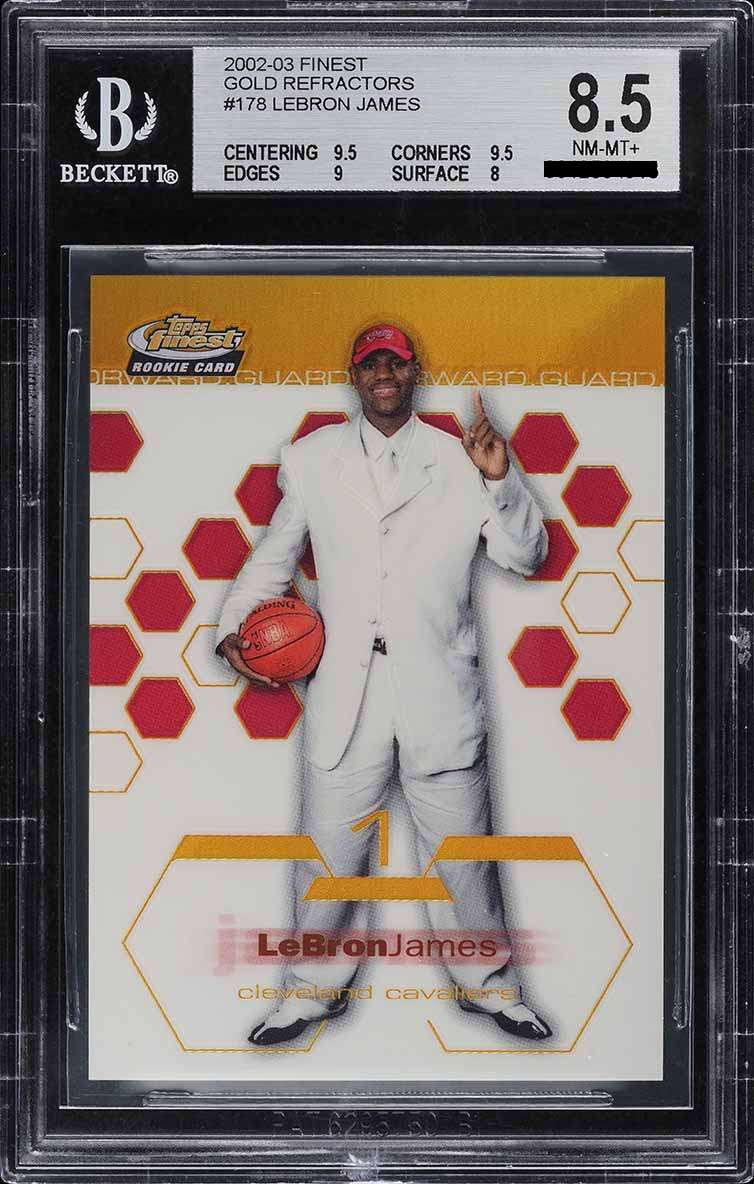LeBron James [Gold /25] (2002 Finest)