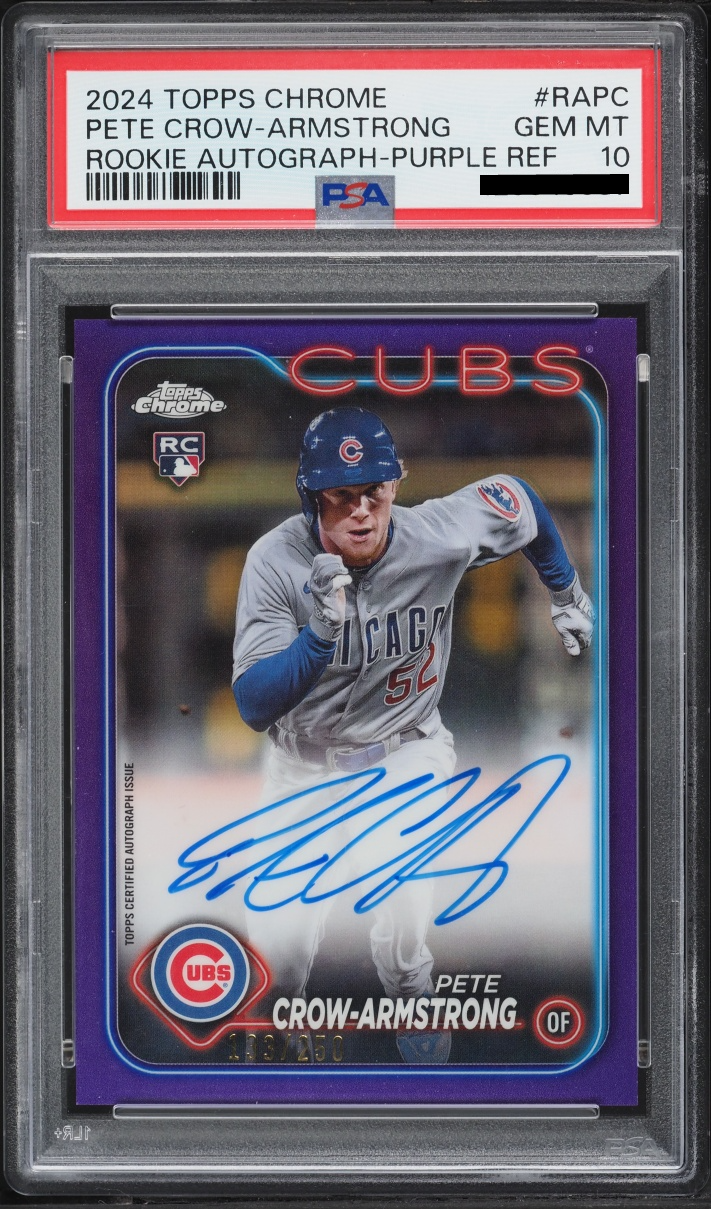Pete Crow-Armstrong [Rookie Autographs Purple Refractor /250]