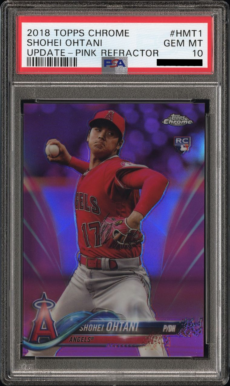 Shohei Ohtani [Pink Refractor] (2018 Topps Chrome Update)