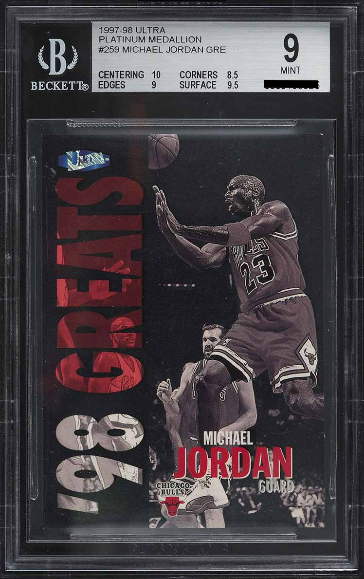 Michael Jordan ['98 Greats Platinum Medallion /100]