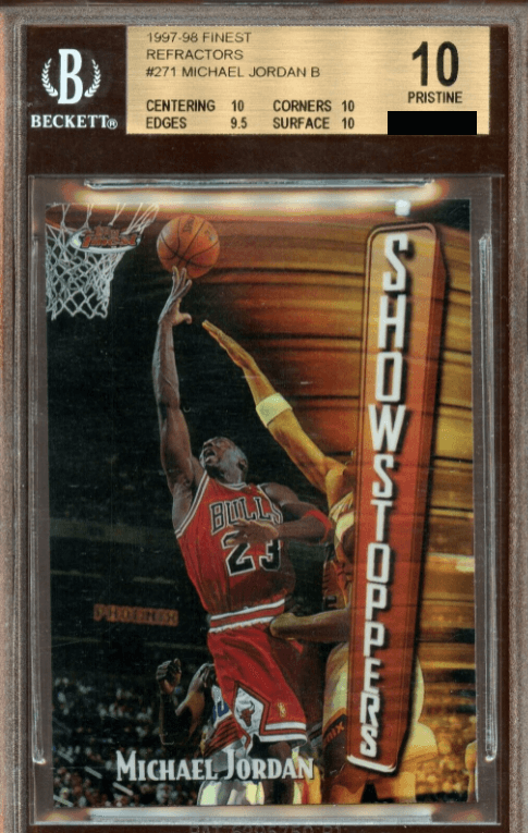 Michael Jordan [Showstoppers Refractor (W/o Coating)]