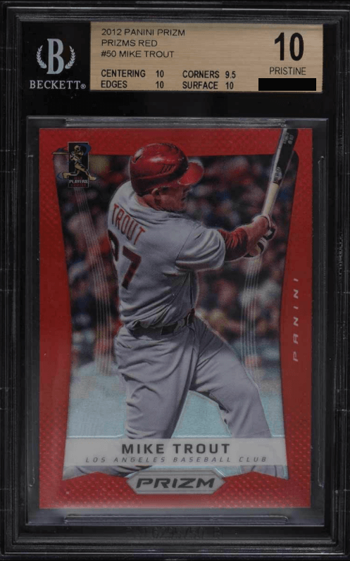 Mike Trout [Red] (2012 Prizm)