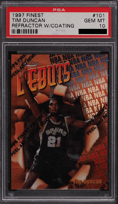 Tim Duncan [Debuts Bronze Refractor (W/ Coating)]