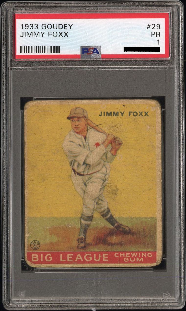 Jimmy Foxx (1933 Goudey)