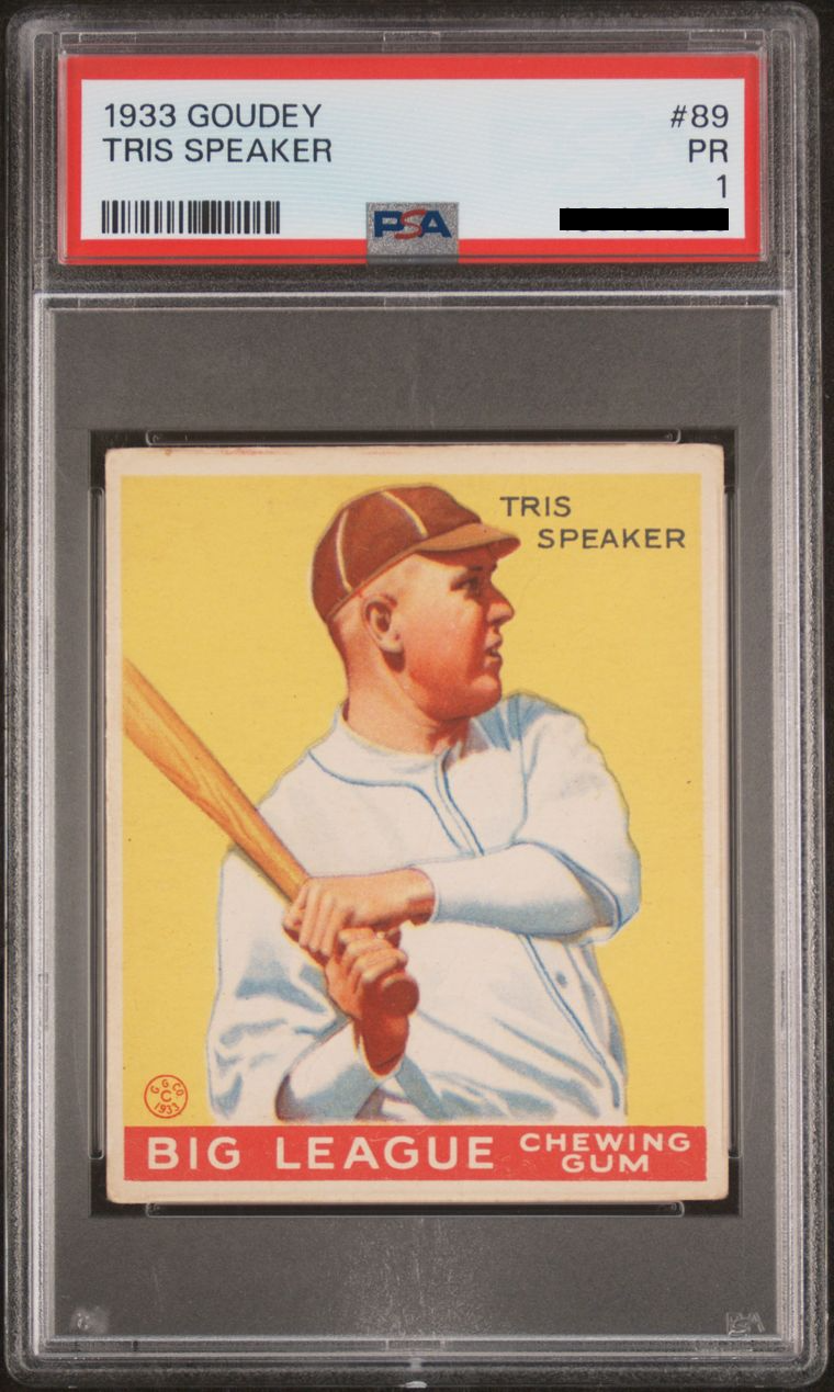 Tris Speaker (1933 Goudey)