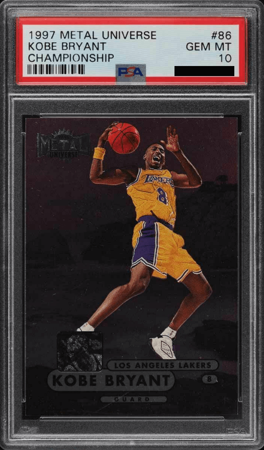 Kobe Bryant (1997 Metal Universe Championship)