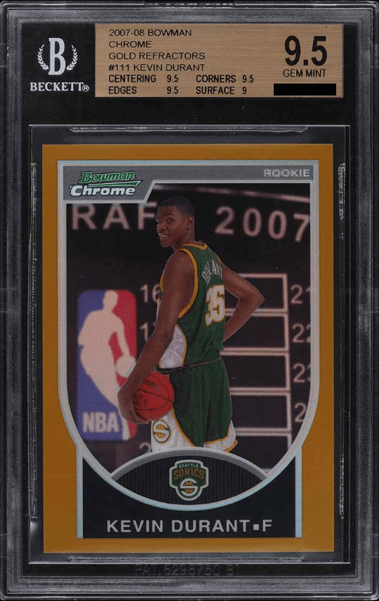 Kevin Durant [Gold Refractor /99]