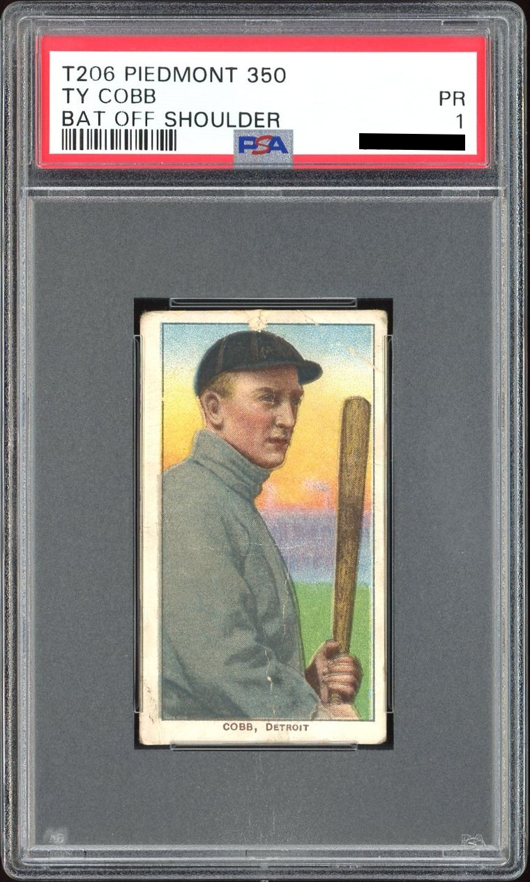 Ty Cobb [Piedmont 350 Bat off Shoulder]