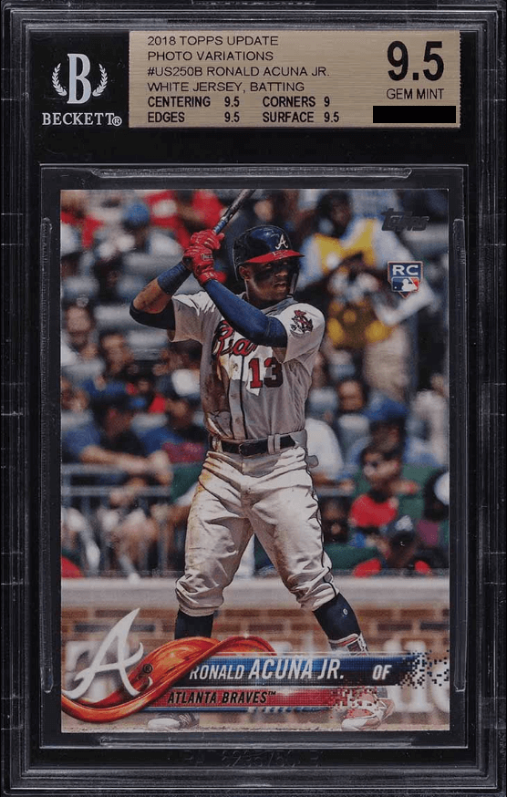 Ronald Acuna Jr. [White Jersey With Bat]