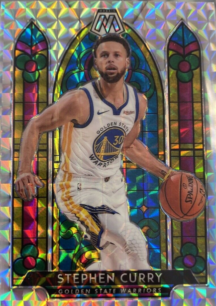 2019 Mosaic Stephen Curry Stained Glass Raw | Card Ladder