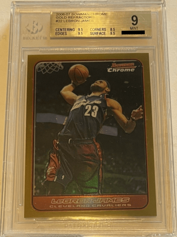 LeBron James [Gold Refractor /50] (2006 Bowman Chrome)