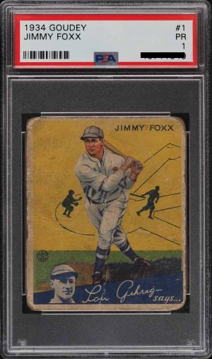 Jimmy Foxx (1934 Goudey)