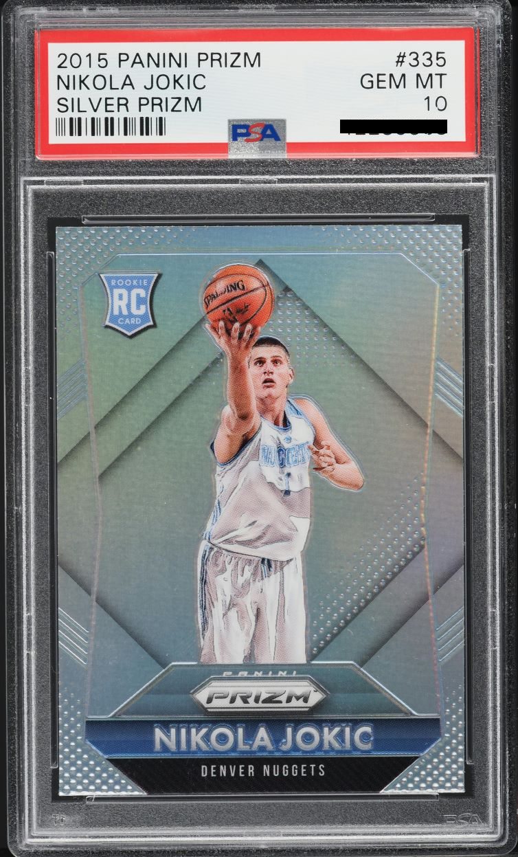 2015 Prizm Nikola Jokic Silver #335 PSA 10