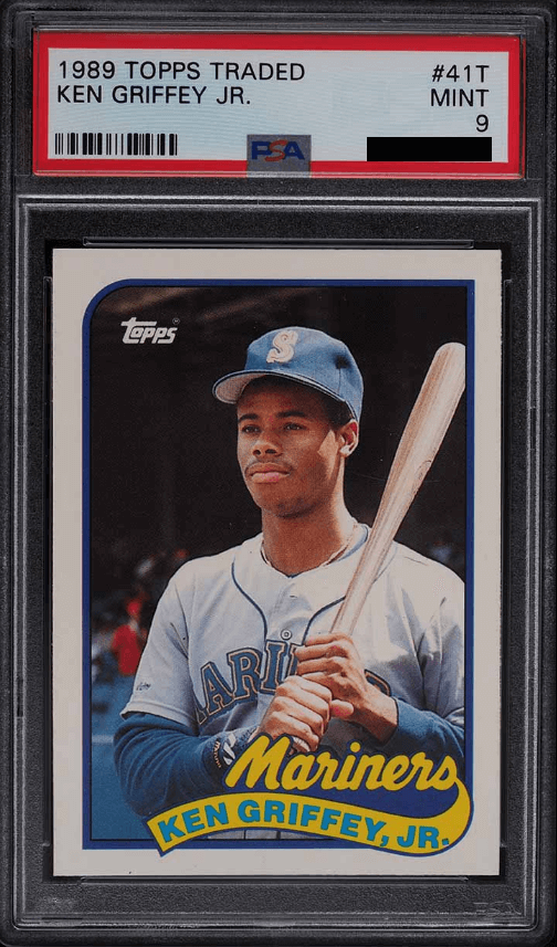 1989 Topps Traded Ken Griffey Jr. Base #41T PSA 9