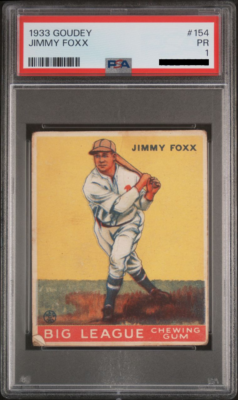 Jimmy Foxx (1933 Goudey)