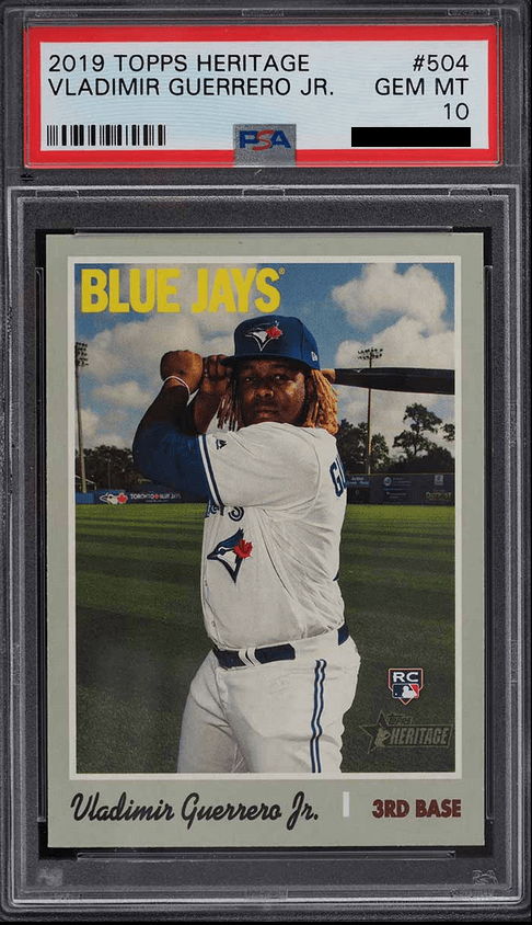 2019 Topps Heritage Vladimir Guerrero Jr. Base #504 PSA 10