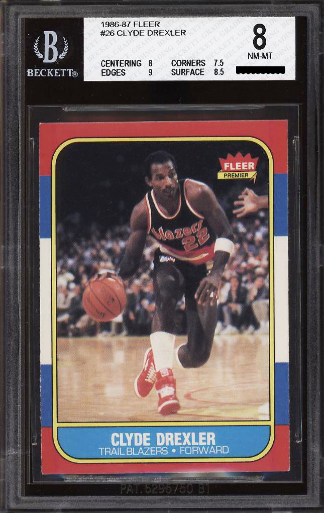 Clyde Drexler (1986 Fleer)
