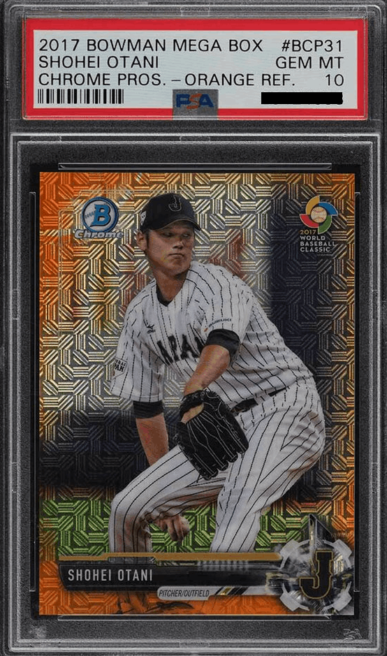Shohei (Otani) Ohtani [Mega Box Chrome Prospects Orange /25]
