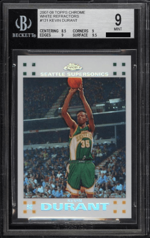 Kevin Durant [White Refractor /99]