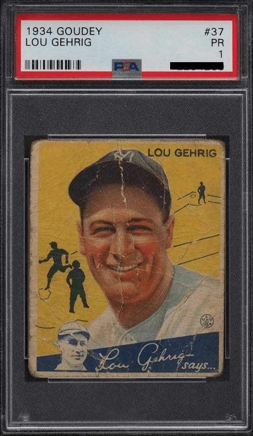 Lou Gehrig (1934 Goudey)