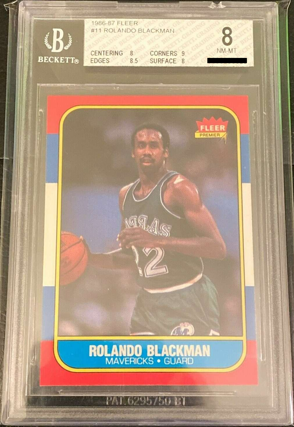 Rolando Blackman (1986 Fleer)