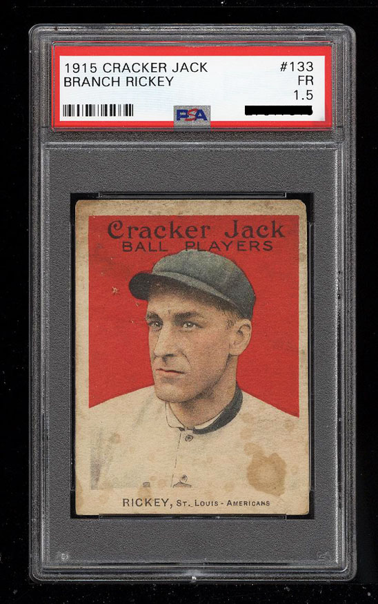 Branch Rickey condition prices
