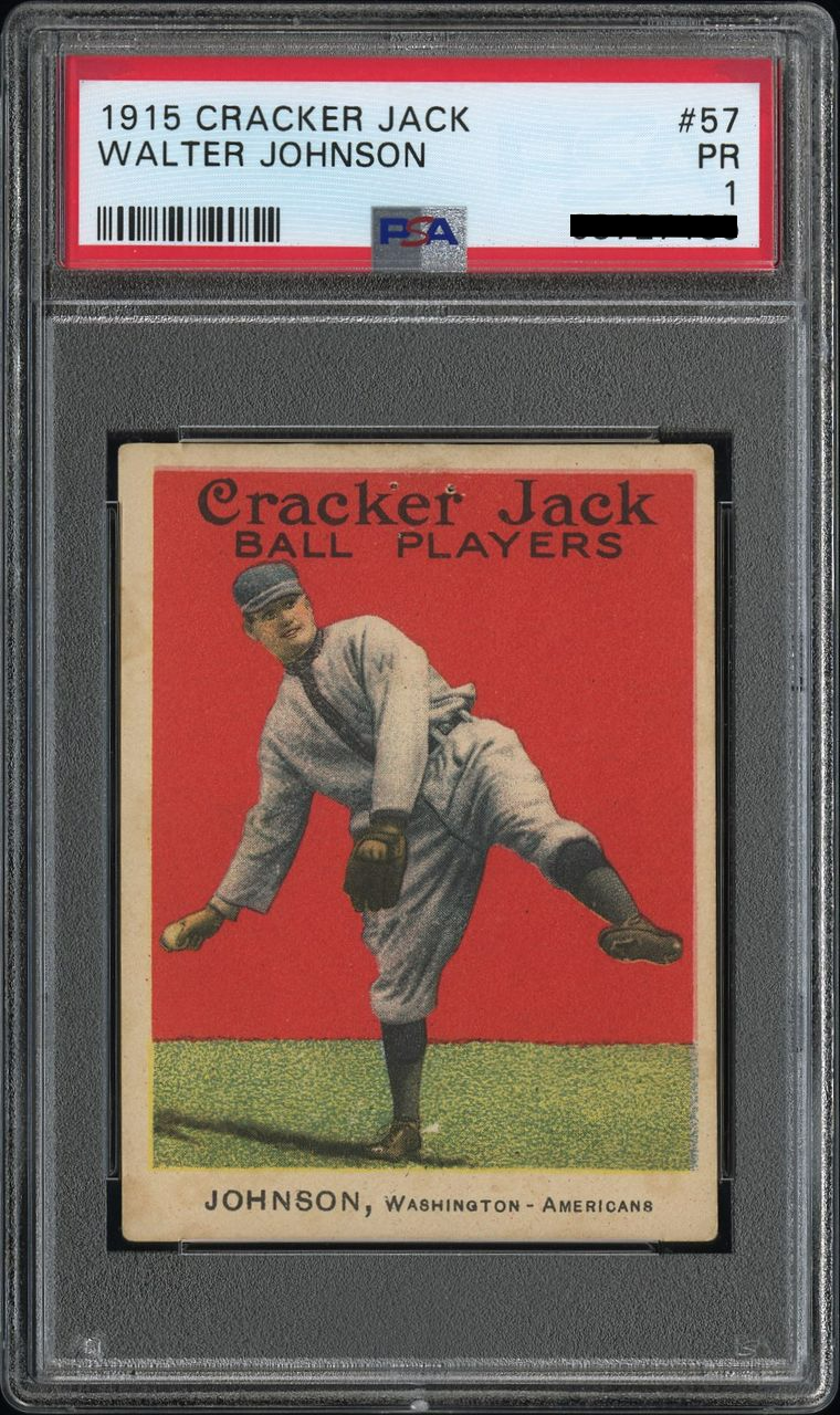 Walter Johnson condition prices