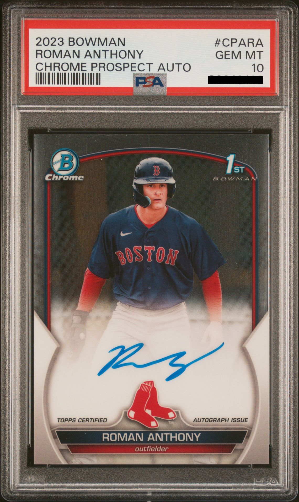 Roman Anthony [Chrome Prospects Autographs]