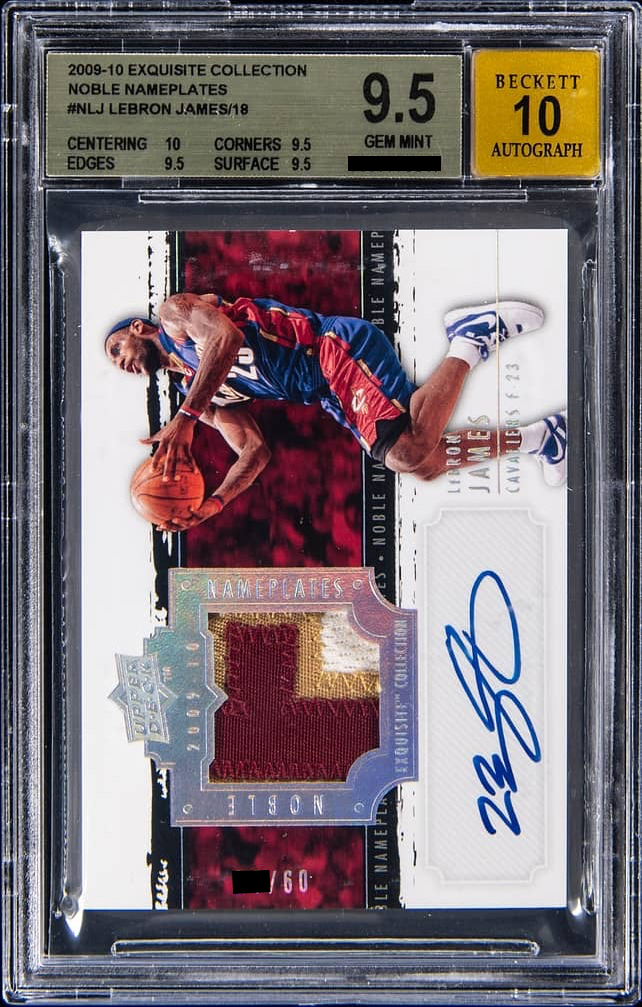 LeBron James [Noble Nameplates /18]