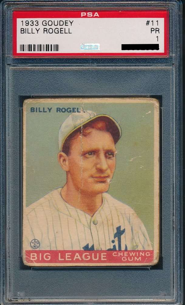 Billy Rogell condition prices
