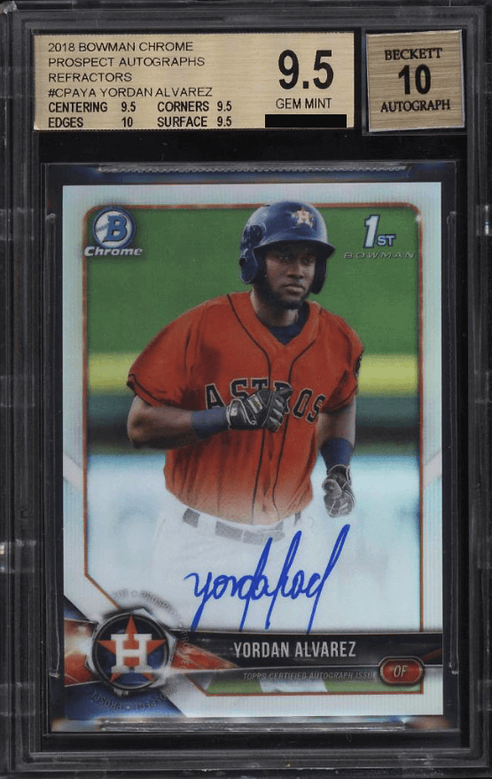 Yordan Alvarez [Prospects Autographs Refractor /499]