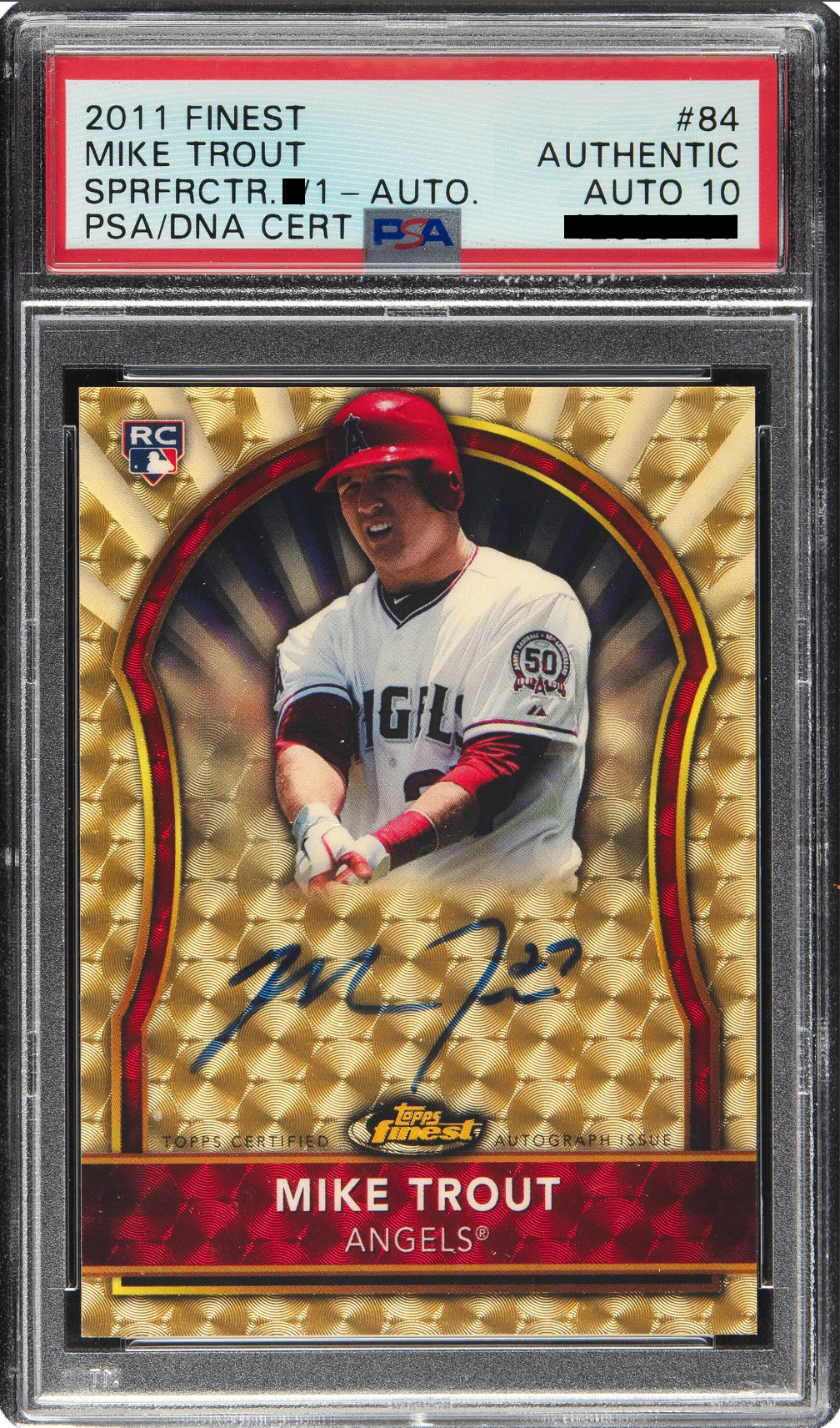 Mike Trout [Rookie Autographs Superfractor 1/1]