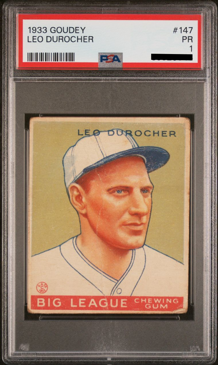Leo Durocher (1933 Goudey)