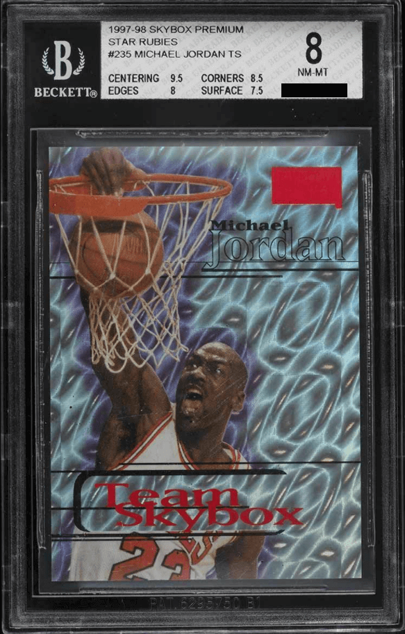 Michael Jordan [Team Skybox Star Rubies /50]