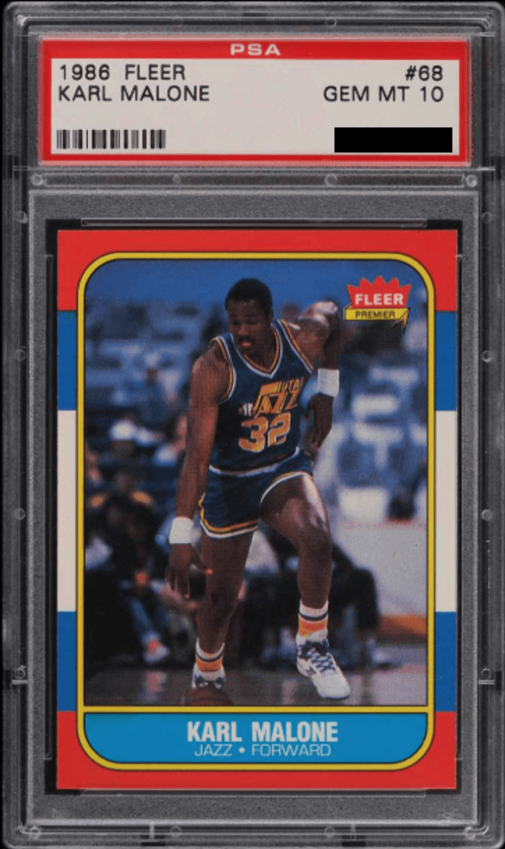 Karl Malone (1986 Fleer)