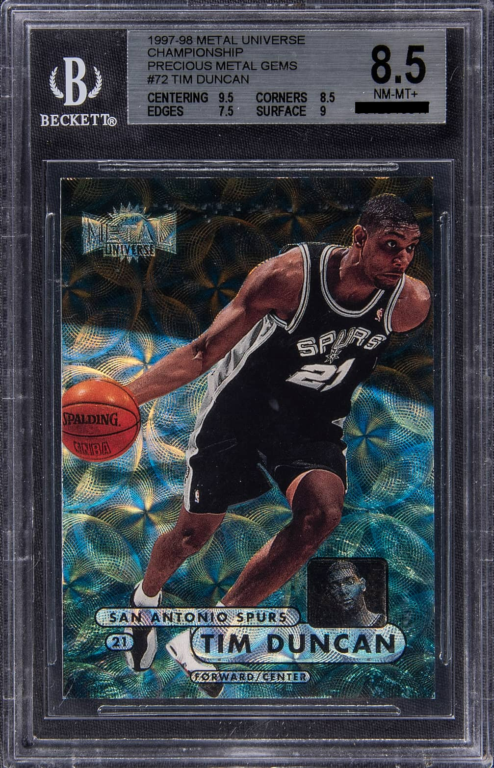 Tim Duncan [Precious Metal Gems (PMG) /50]