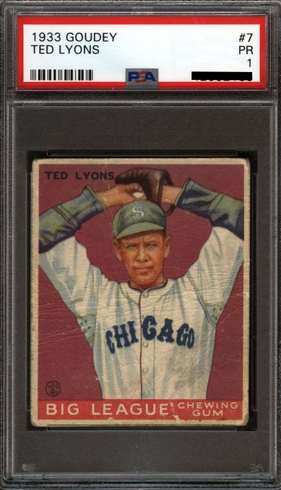 Ted Lyons condition prices