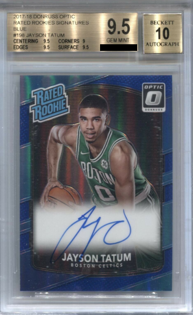 Jayson Tatum [Blue Auto /49]