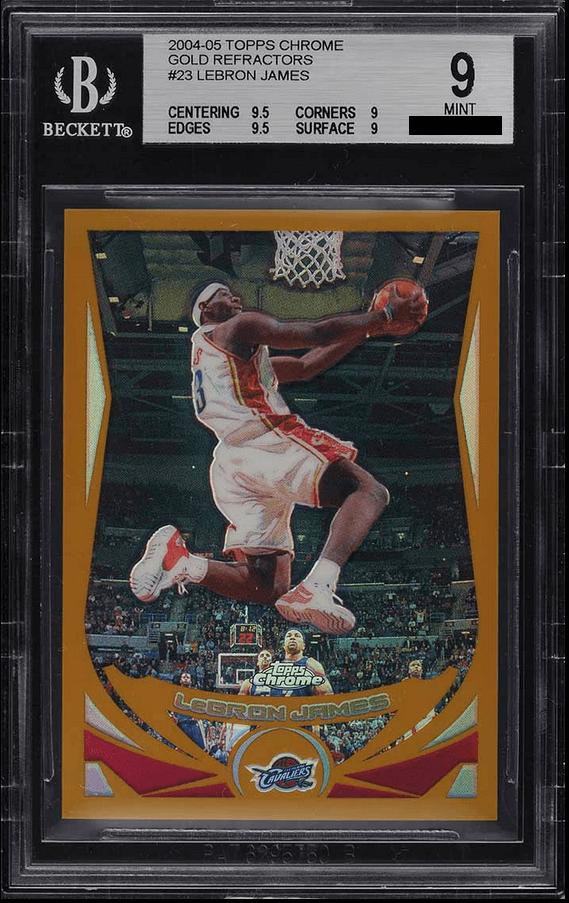 LeBron James [Gold Refractor /99] (2004 Topps Chrome)
