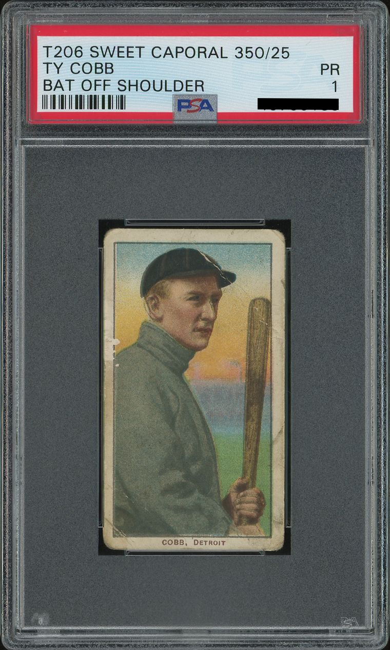 Ty Cobb [Sweet Caporal 350/25 Bat off Shoulder]