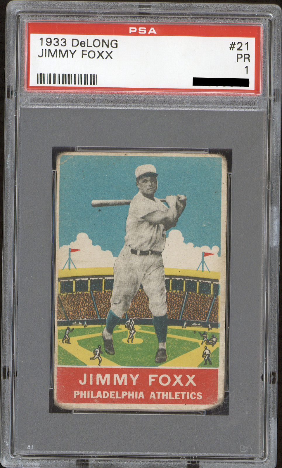 Jimmy Foxx (1933 DeLong)
