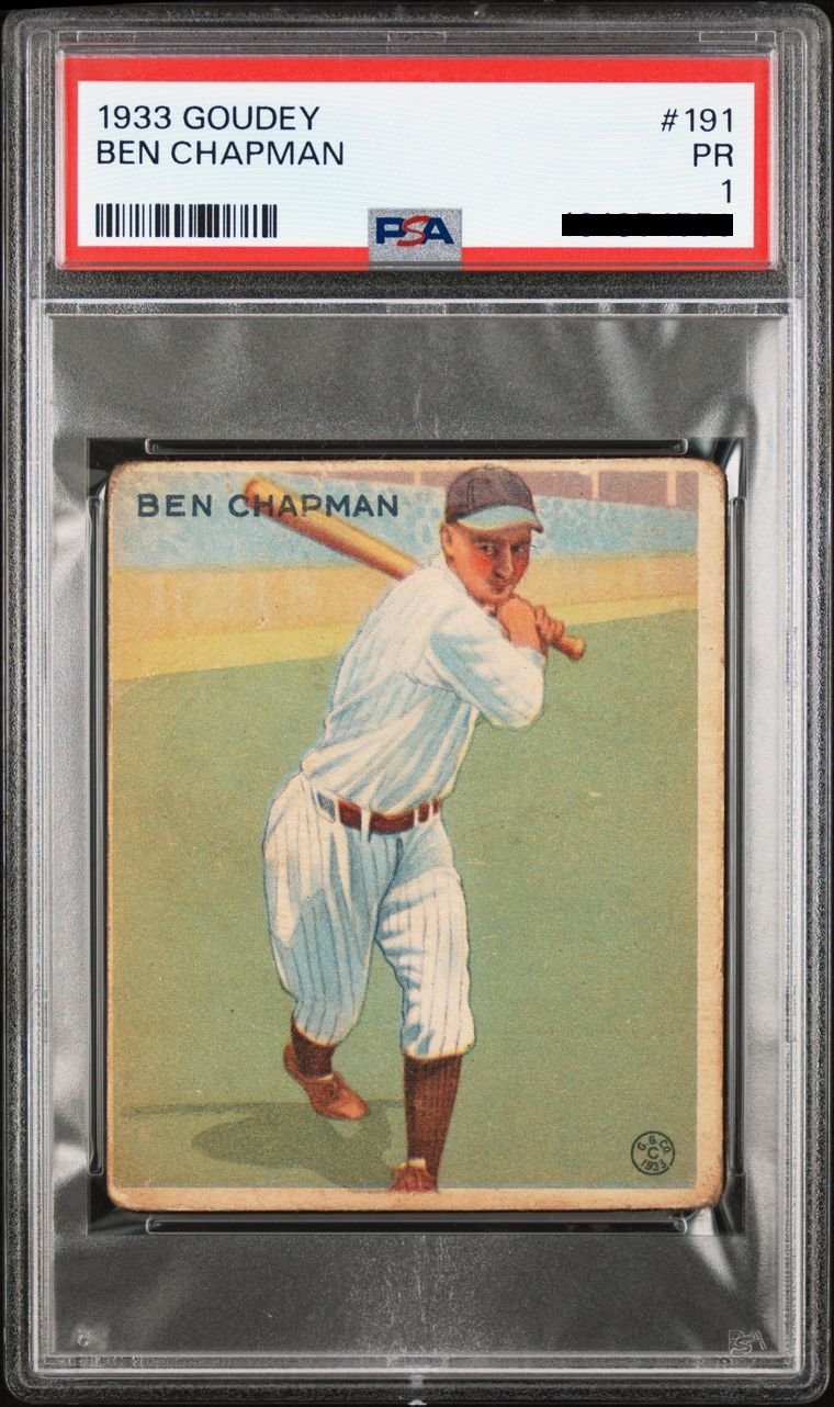 Ben Chapman (1933 Goudey)