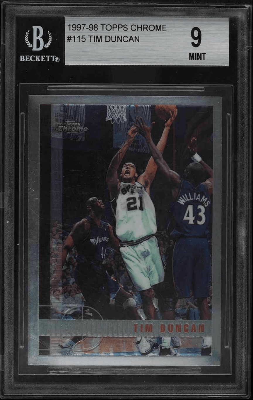 Tim Duncan (1997 Topps Chrome)