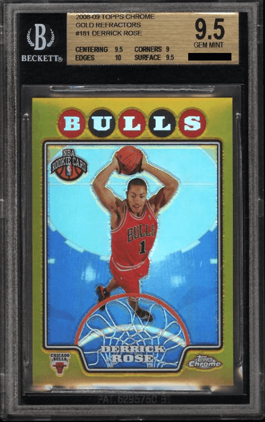 Derrick Rose [Gold Refractor /50]
