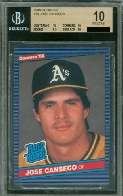 Jose Canseco (1986 Donruss)