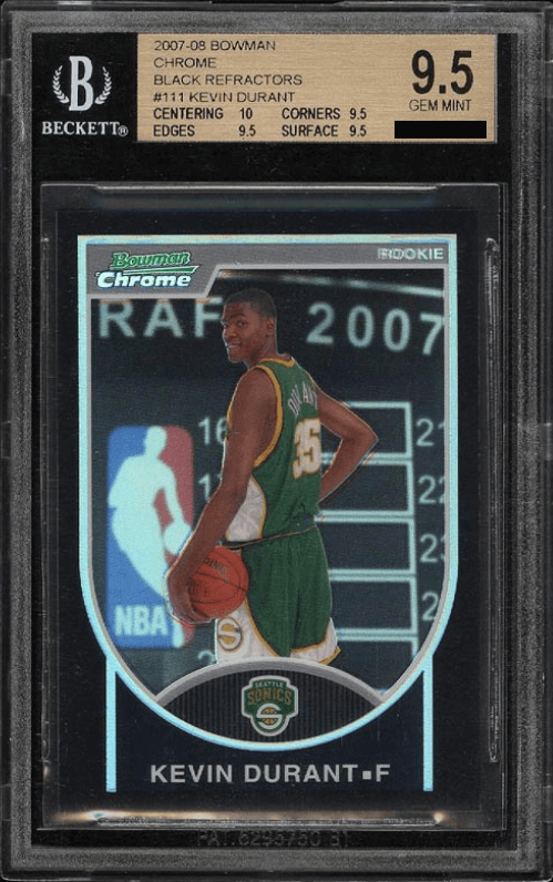 Kevin Durant [Black Refractor /199]